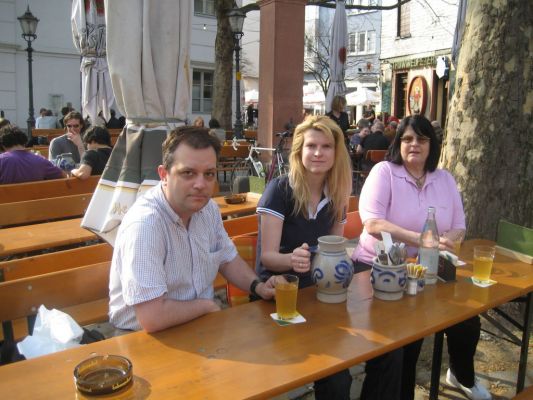 Thomas, Ivonne und Ivonnes Mutter
Schlüsselwörter: Usertreffen, Frankfurt