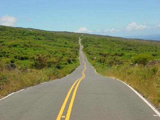 der im Süden von Maui gelegene Pi'ilany Hwy
Die in der Nähe stehende Tedeschy Winery muss wohl Schuld gewesen sein, dass die ansonsten schnurgeraden Highways der USA auf Maui zur Ausnahme wurden :-))
Schlüsselwörter: Fotowettbewerb