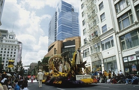 Grand Floral Parade in Downtown
