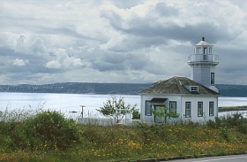 ehemaliger Leuchtturm in Port Townsend
