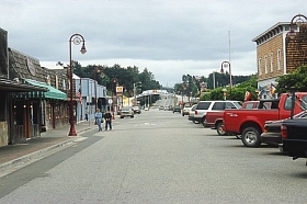 Einkaufsstraße in Old Town
