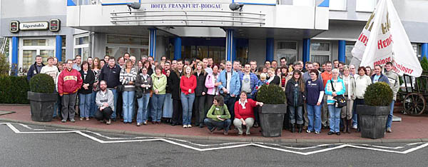 Gruppenfoto in der Mittagspause
