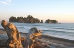 Sonnenuntergang am Rialto Beach