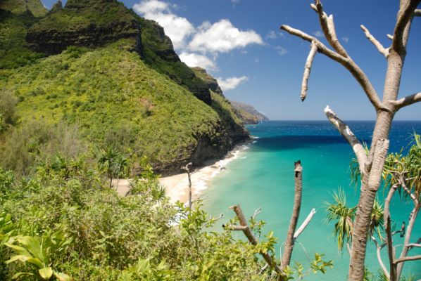 Kalalau Trail vom Ke'e Beach bis zum Hanakapi'ai Beach
