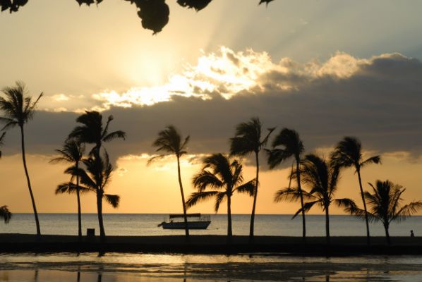 Anaeho'omalu Bay oder "A-Beach"
