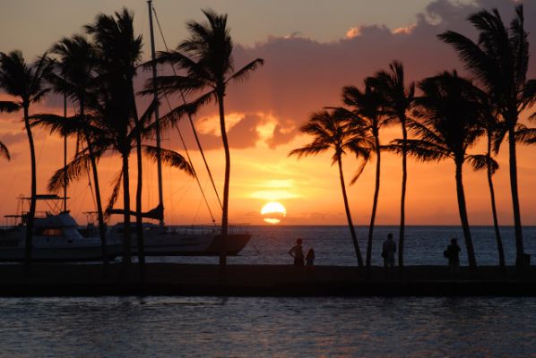 Anaeho'omalu Bay oder "A-Beach"
