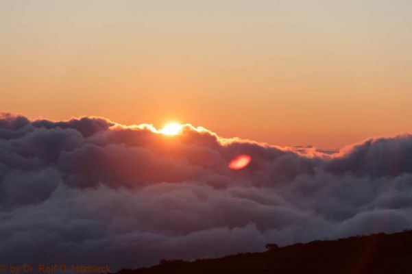 Sonnenaufgang am Haleakala auf 8000 Fuß
