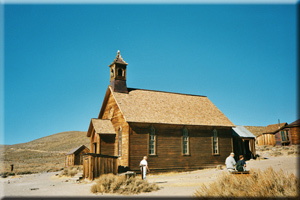 Die Kircher in Bodie
