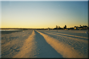 Abendstimmung am Strand
Abends am Strand von El Coronado (bei San Diego)
