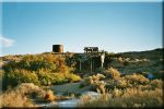 Ein aufgelassenes Bergwerk in der Nähe Shoshone