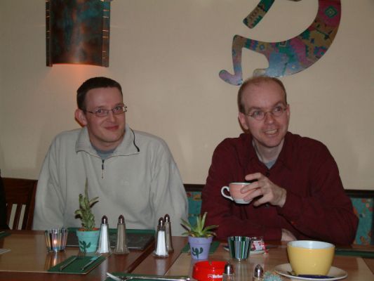 Tobias (Manuel Calavera) und Wolfgang(Greywolf).
