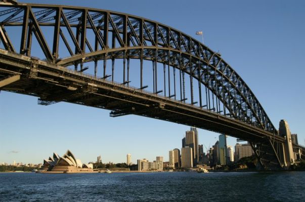 Sydney Brücke und Oper
