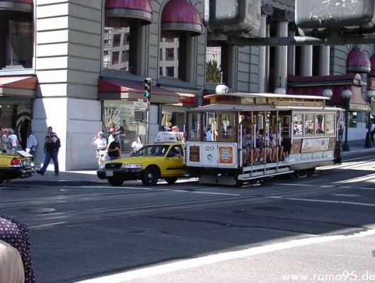 Cable Car vs. Taxi
Schlüsselwörter: Taxi, Cable Car, San Francisco