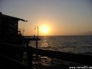 Sunset am Santa Monica Beach