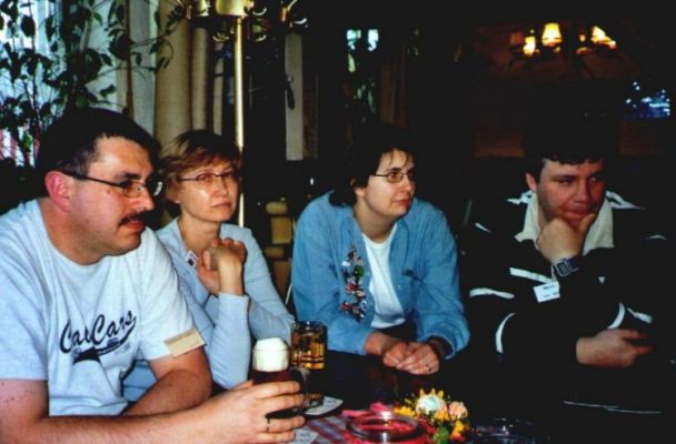 Joachim, Andrea, Regina (Gina) und Anhang Marco
