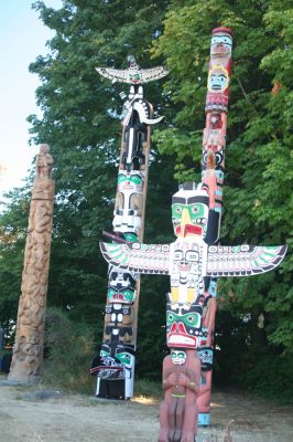 Totem im Stanley Park
