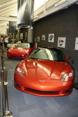 Corvette in der Farbe Daytona Sunset Orange
