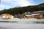 Ort Denali Park im Winter