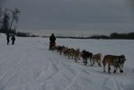 Dogteam auf dem Weg zum Yetna Checkpoint