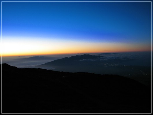 Maui - Sonnenuntergang Haleakala
