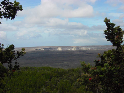 der Halema'uma'u Crater im Kilauea Crater
