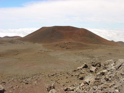 am Weg auf den Mauna Kea

