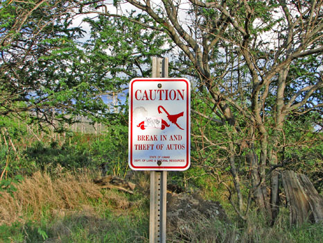 Kalua o Lapa Lava Vent Trail
