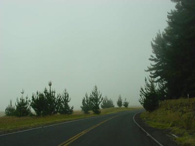wieder zurück auf der Saddle Road
