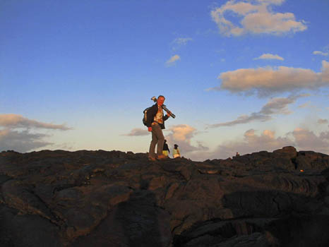 Wanderung zum aktuellen Lavafluss
