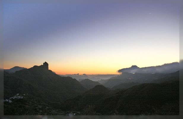 Sonnenuntergang, von der GC 60 aus fotografiert
