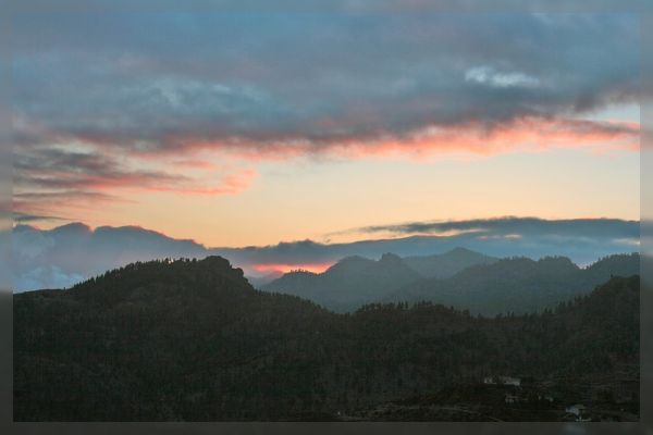 Sonnenuntergang, von der GC 60 aus fotografiert
