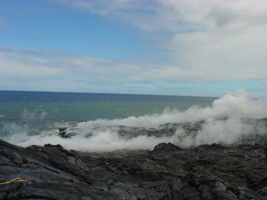 von Kalapana zum aktiven Lavafluss
