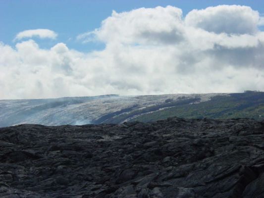 von Kalapana zum aktiven Lavafluss
