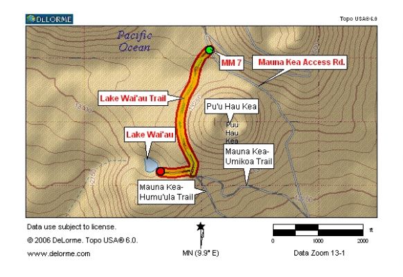Lake Wai'au Trail
