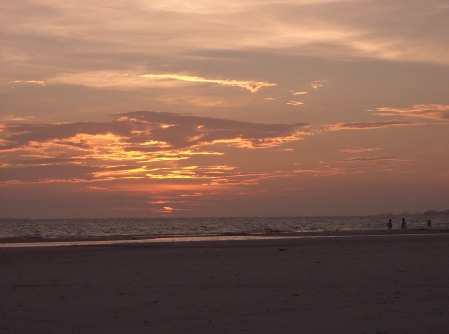 Sonnenuntergang in Ft. Meyers Beach
