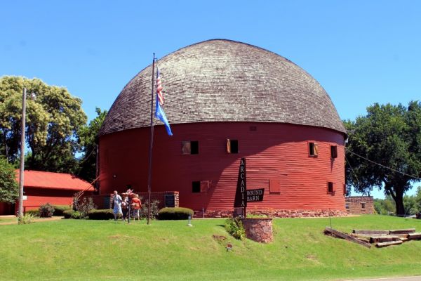  The Arcadia Round Barn an der Route 66
