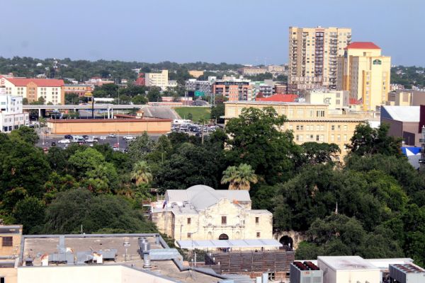 Blick auf the Alamo, San Antonio
