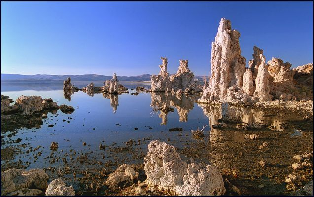 Tufas am Mono Lake
Abends am südlichen Ufer des Mono Lake
Schlüsselwörter: Mono Lake