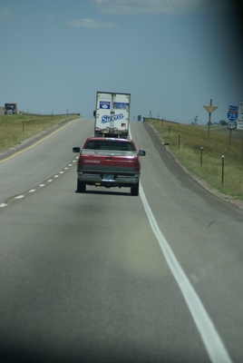 on the road - I25 north
