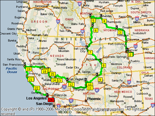 routenuebersicht
in 24 Tagen waren 5.926 km
