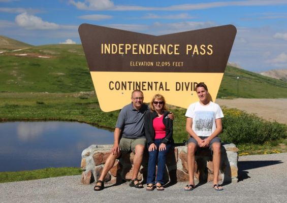 Independence Pass auf 3.656 Meter Seehöhe
