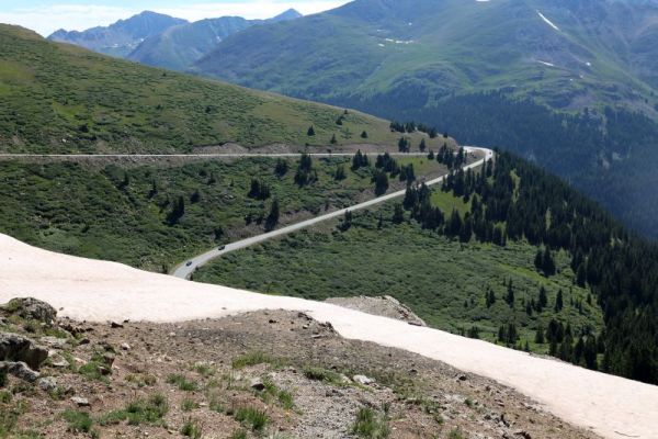 Auffahrt zum Independence Pass
