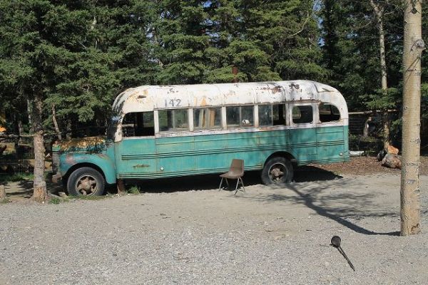 Der Bus aus dem Film "Into the wild"
