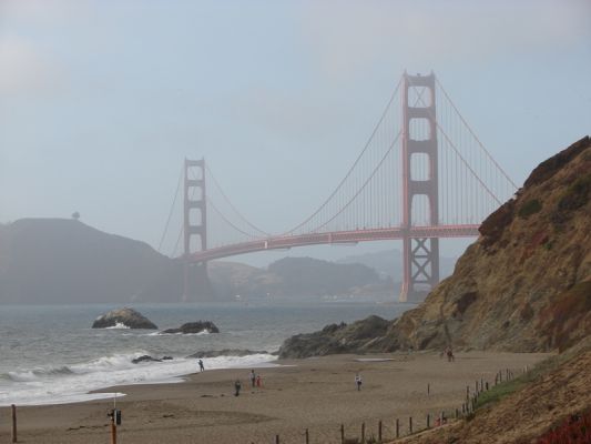 San Francisco
Am Baker Beach in San Francisco
