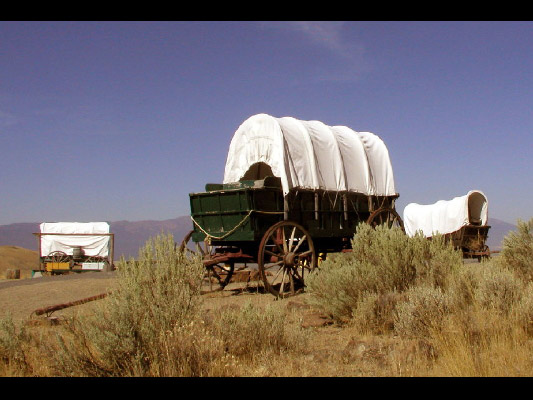 Baker City/OR- am Oregon Trail Visitor Center
