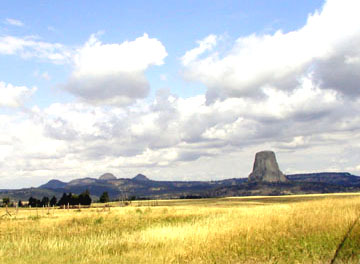 Devil's Tower/WY_aus Richting Moorcroft

