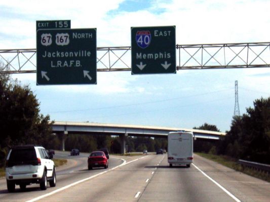 I-40 zwischen Little Rock und Memphis
