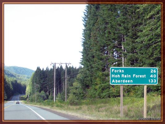 Noch 40 Meilen bis zum Rainforest NP
