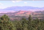 Scenic Byway SR 12/UT_ Capitol Reef mit Waterpocket Fold und Henry Mountens