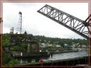 Seattle_WA, Eisenbahn-Hubbrücke über den Kanal zum Lake Washington